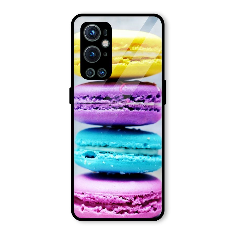 Colourful Whoopie Pies Glass Back Case for OnePlus 9 Pro