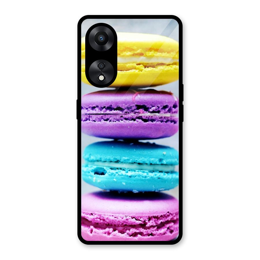 Colourful Whoopie Pies Glass Back Case for Oppo A78