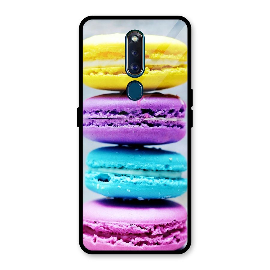 Colourful Whoopie Pies Glass Back Case for Oppo F11 Pro