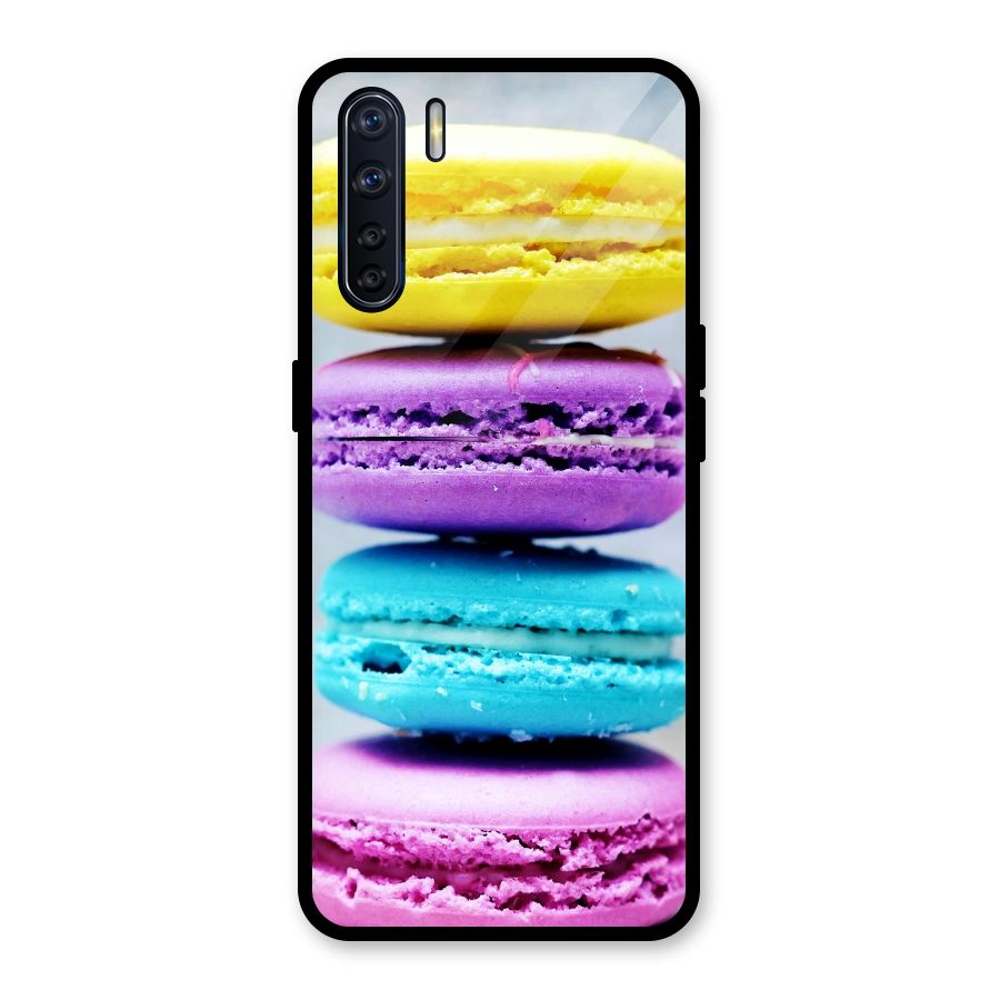 Colourful Whoopie Pies Glass Back Case for Oppo F15