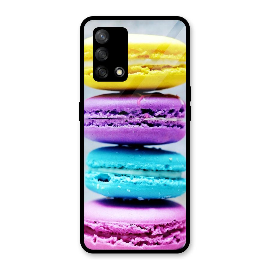 Colourful Whoopie Pies Glass Back Case for Oppo F19