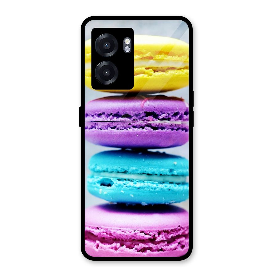 Colourful Whoopie Pies Glass Back Case for Oppo K10 (5G)