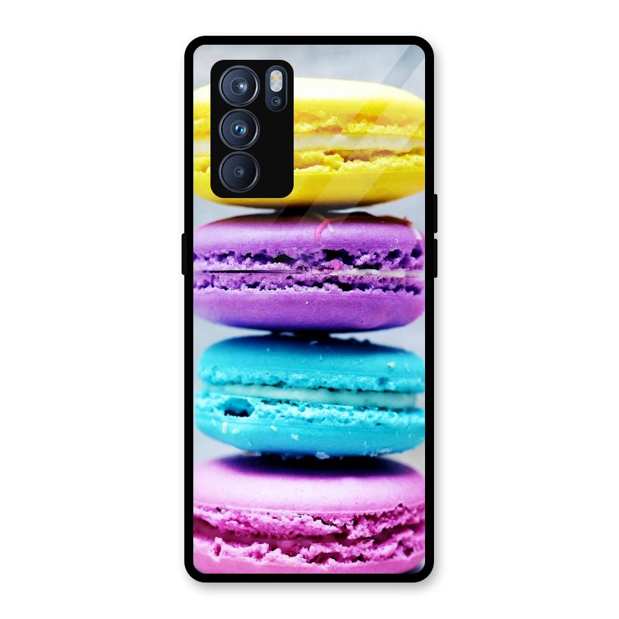 Colourful Whoopie Pies Glass Back Case for Oppo Reno6 Pro 5G
