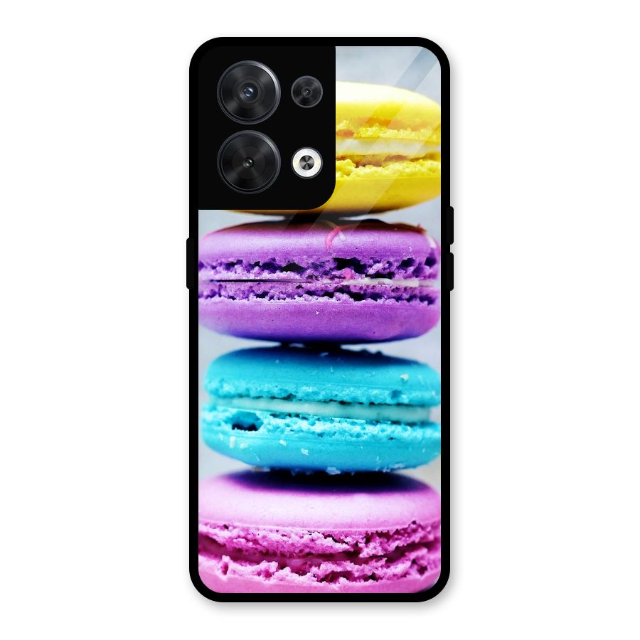 Colourful Whoopie Pies Glass Back Case for Oppo Reno8 5G