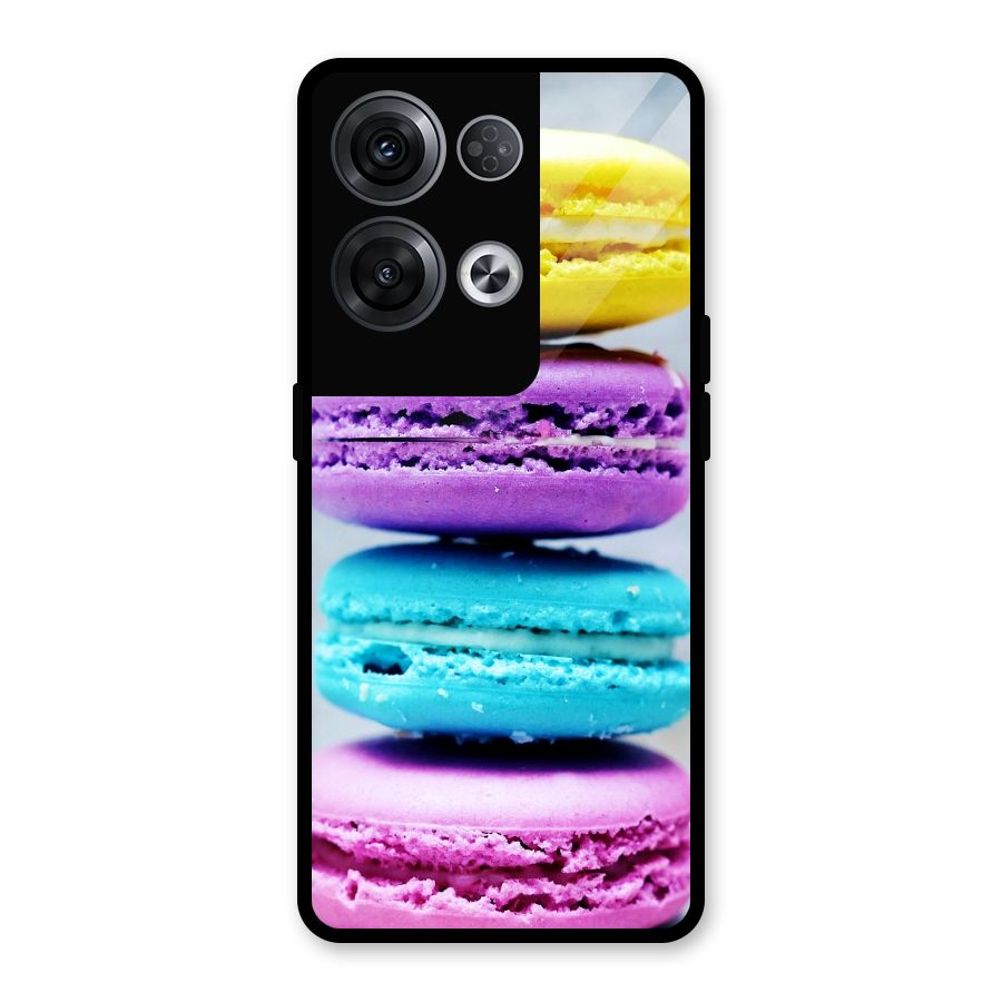 Colourful Whoopie Pies Glass Back Case for Oppo Reno8 Pro 5G
