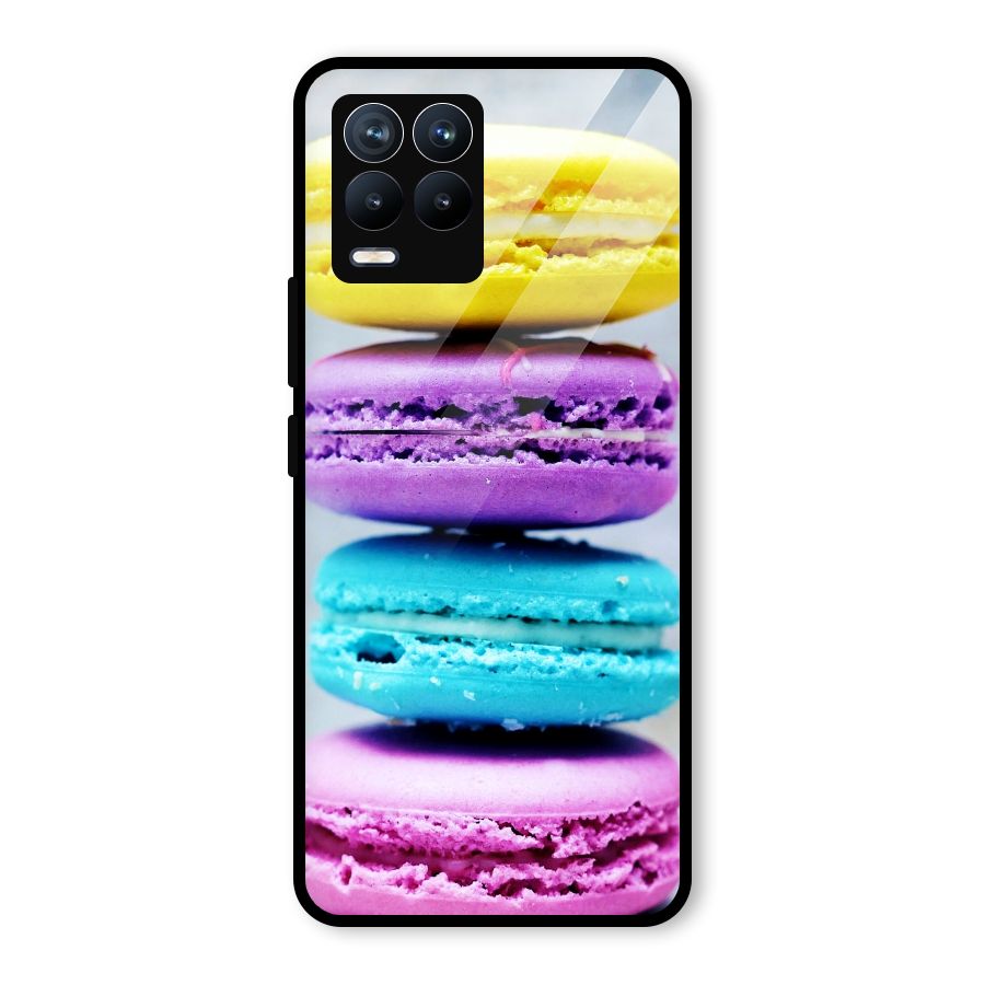 Colourful Whoopie Pies Glass Back Case for Realme 8 Pro