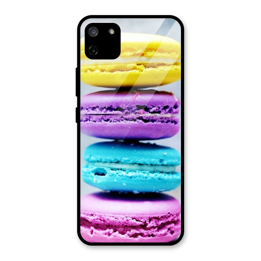 Colourful Whoopie Pies Glass Back Case for Realme C11