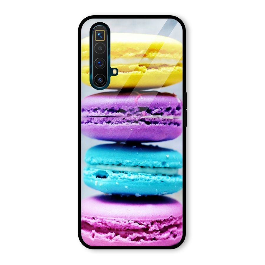 Colourful Whoopie Pies Glass Back Case for Realme X3