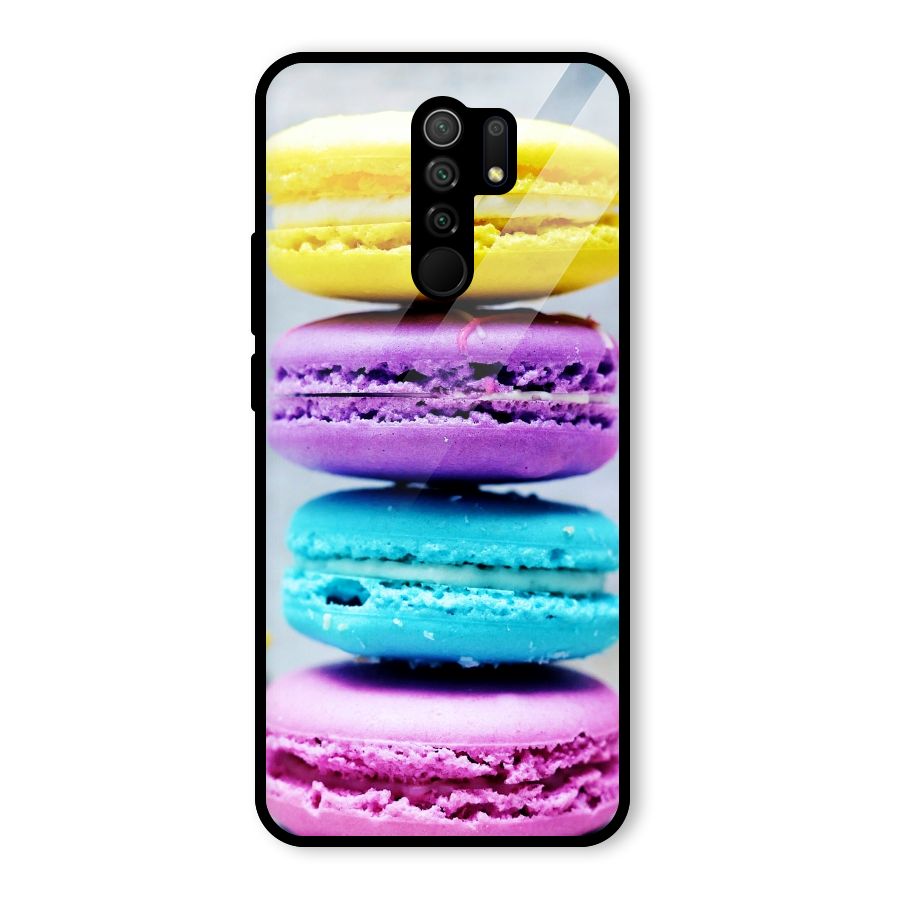 Colourful Whoopie Pies Glass Back Case for Redmi 9 Prime