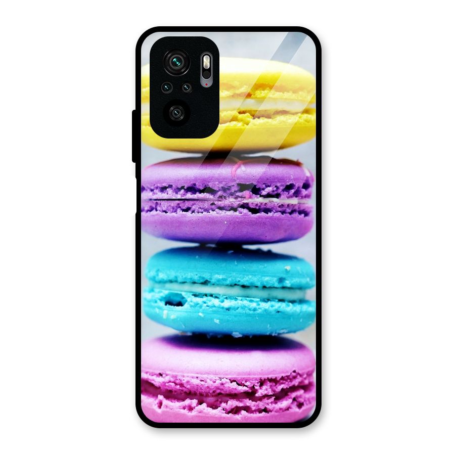 Colourful Whoopie Pies Glass Back Case for Redmi Note 10S