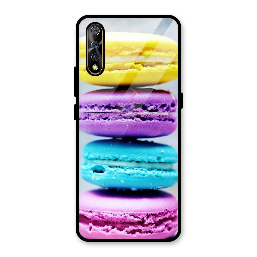 Colourful Whoopie Pies Glass Back Case for Vivo S1