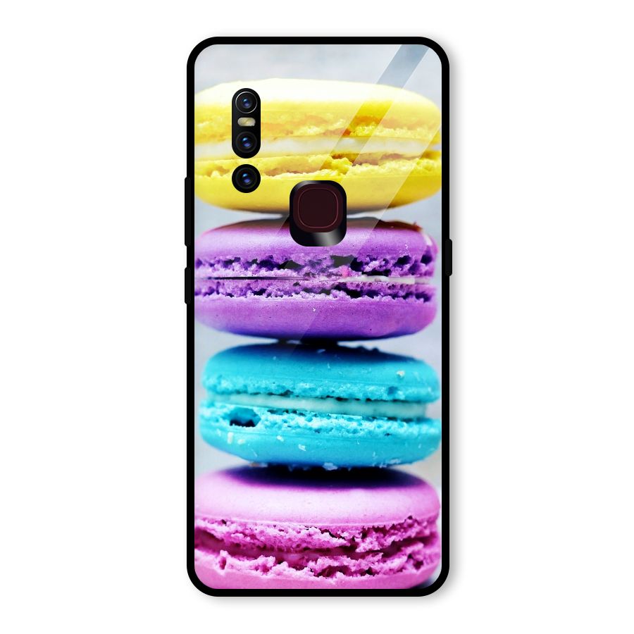 Colourful Whoopie Pies Glass Back Case for Vivo V15