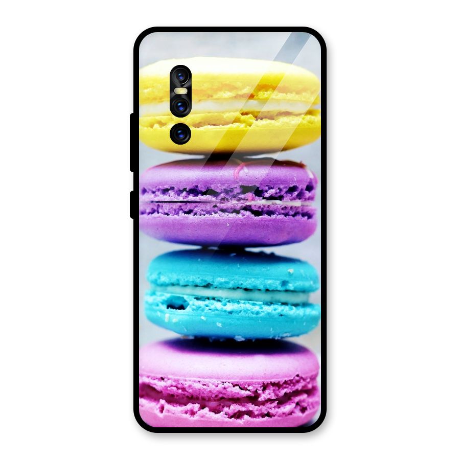 Colourful Whoopie Pies Glass Back Case for Vivo V15 Pro