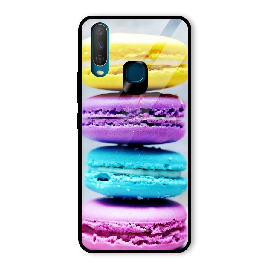 Colourful Whoopie Pies Glass Back Case for Vivo Y12