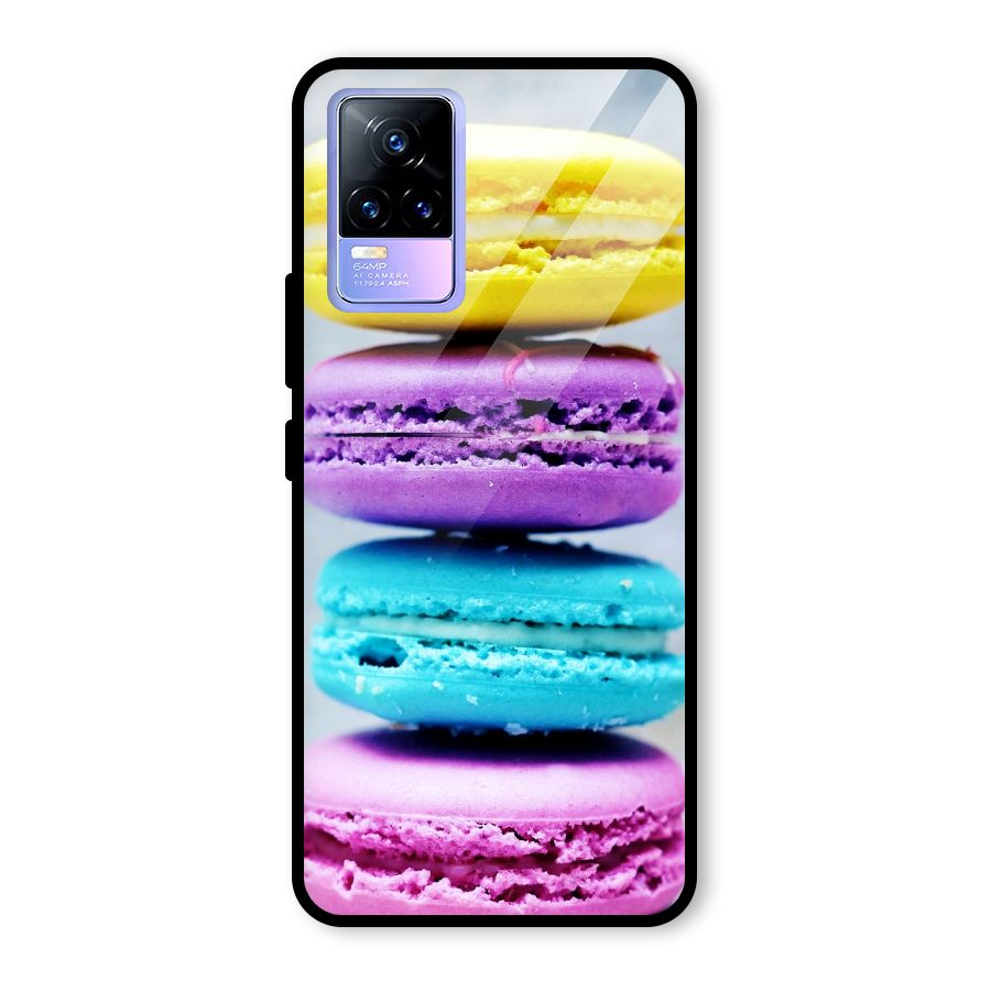 Colourful Whoopie Pies Glass Back Case for Vivo Y73