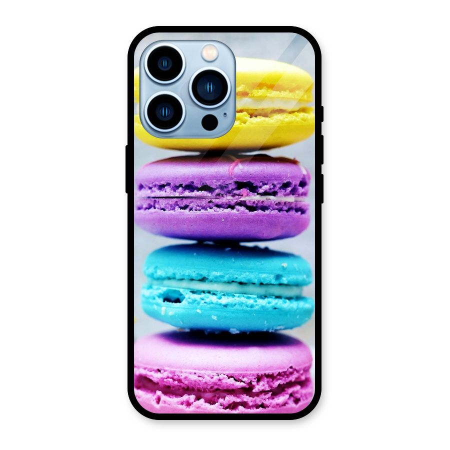 Colourful Whoopie Pies Glass Back Case for iPhone 13 Pro