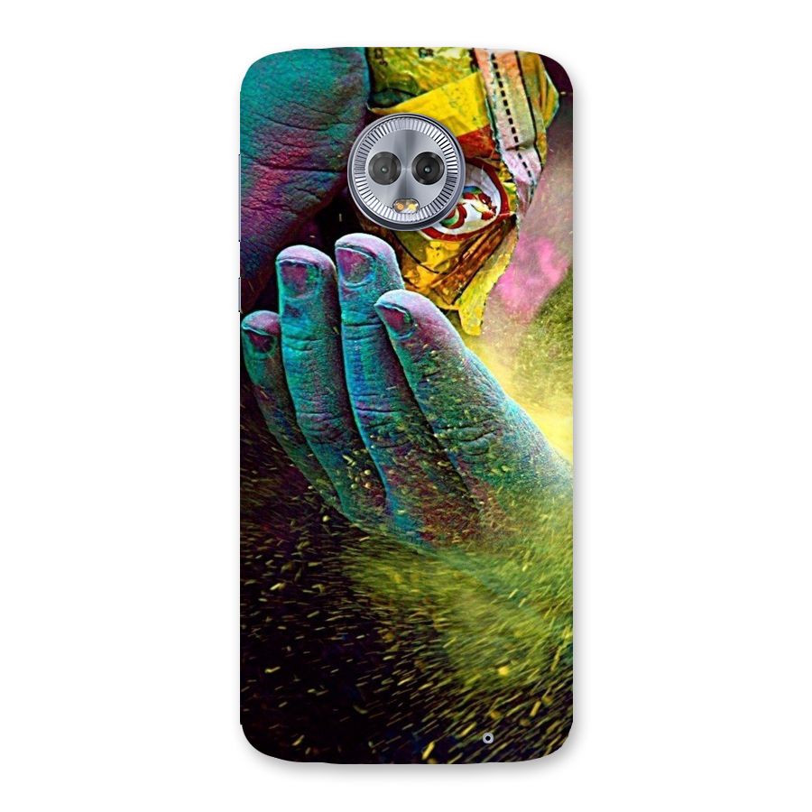 Colours Back Case for Moto G6 Plus