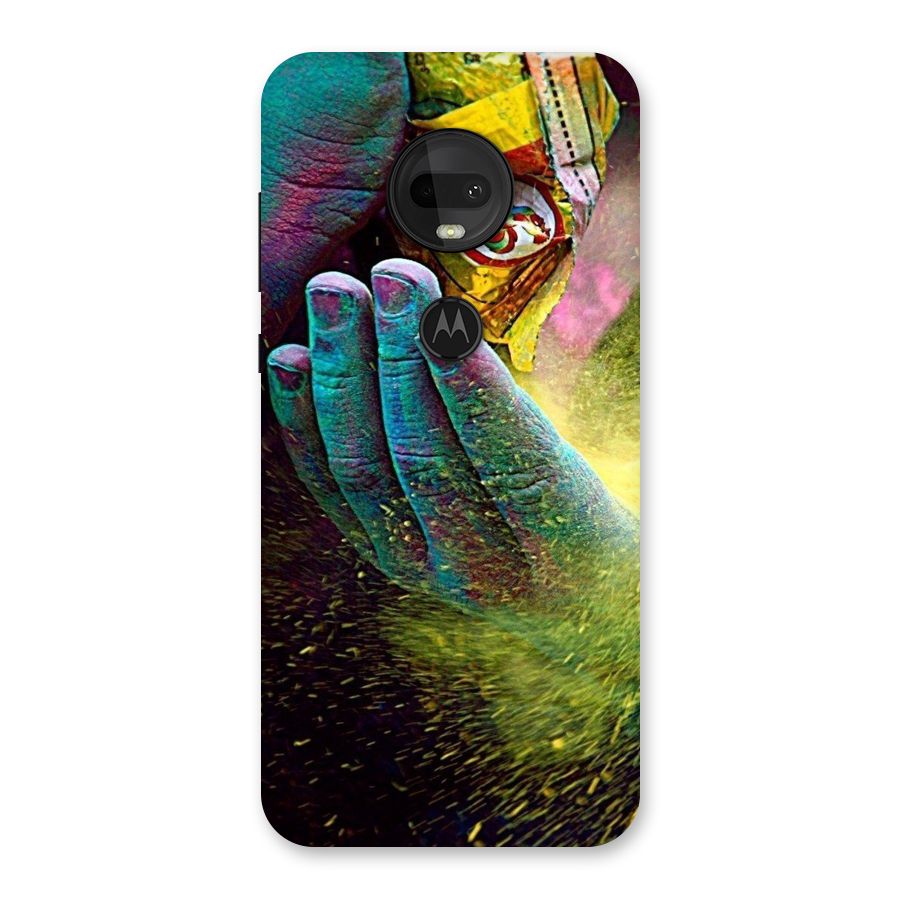 Colours Back Case for Moto G7