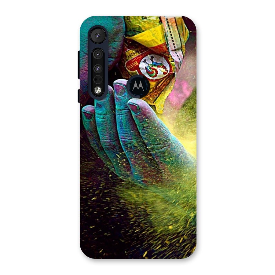 Colours Back Case for Motorola One Macro