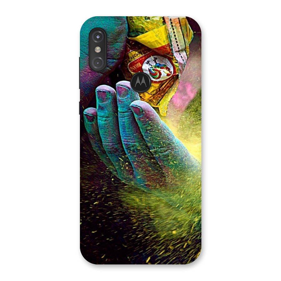 Colours Back Case for Motorola One Power