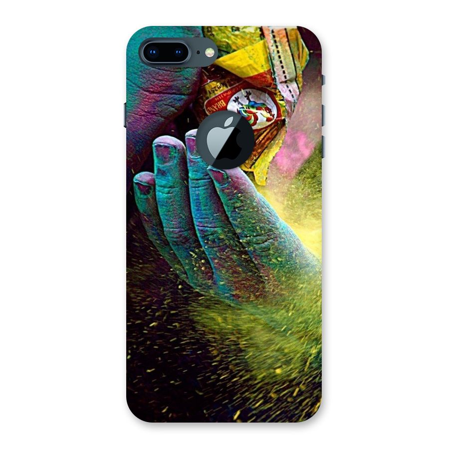 Colours Back Case for iPhone 7 Plus Logo Cut