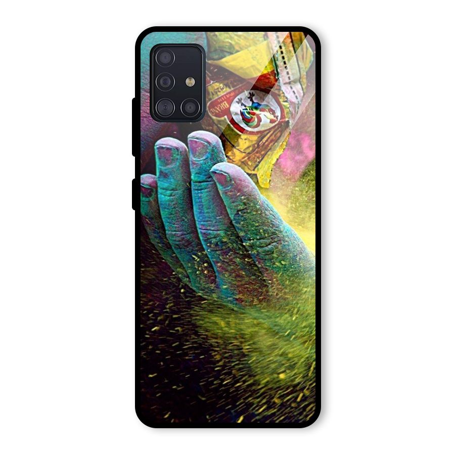 Colours Glass Back Case for Galaxy A51