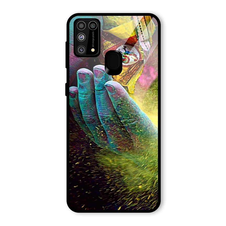 Colours Glass Back Case for Galaxy M31
