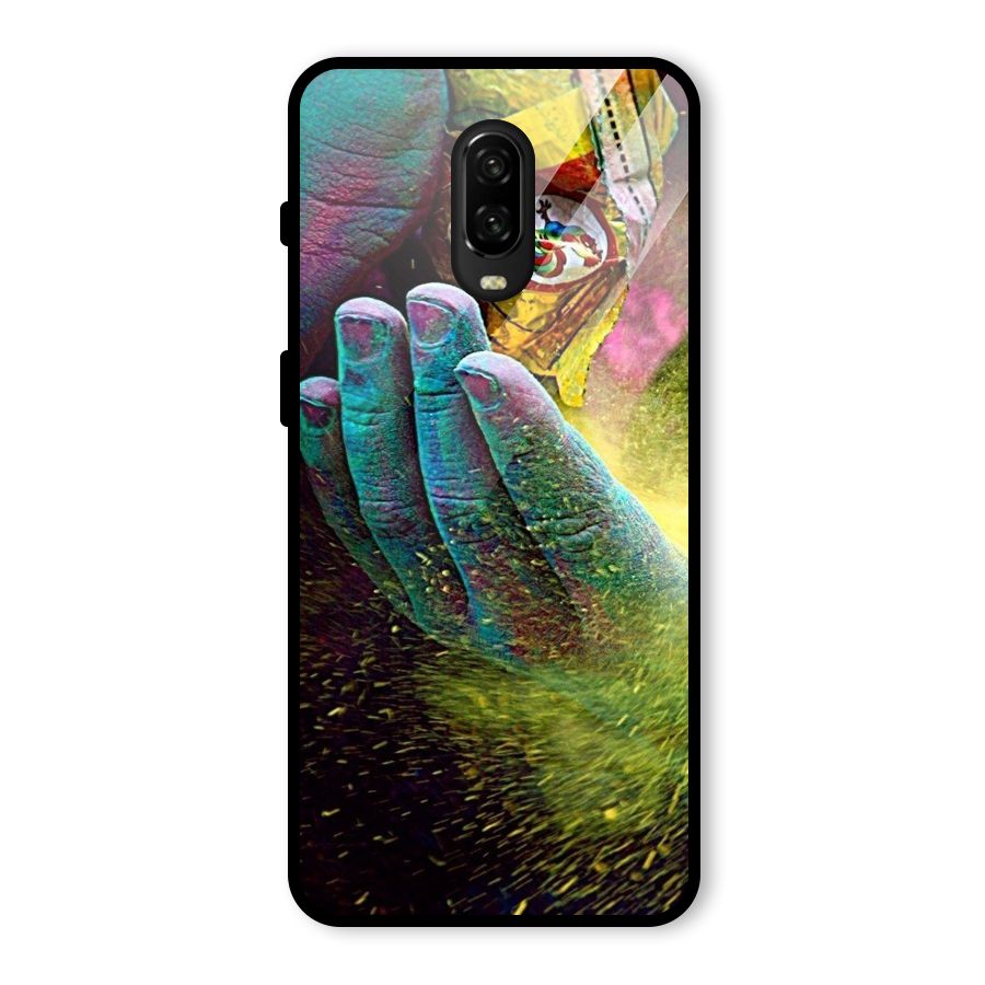 Colours Glass Back Case for OnePlus 6T