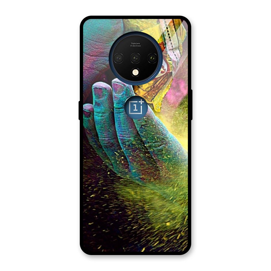 Colours Glass Back Case for OnePlus 7T