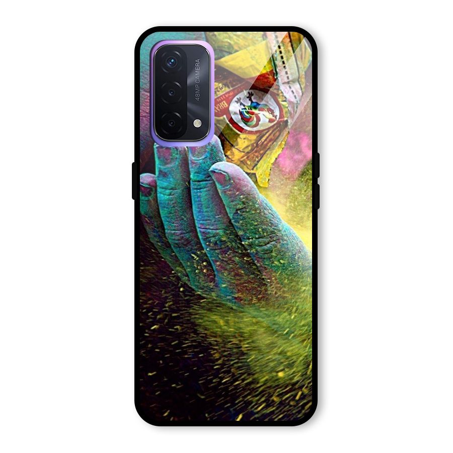 Colours Glass Back Case for Oppo A74 5G