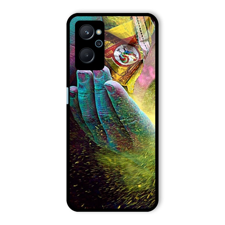 Colours Glass Back Case for Realme 9i