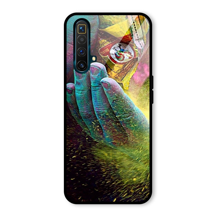 Colours Glass Back Case for Realme X3