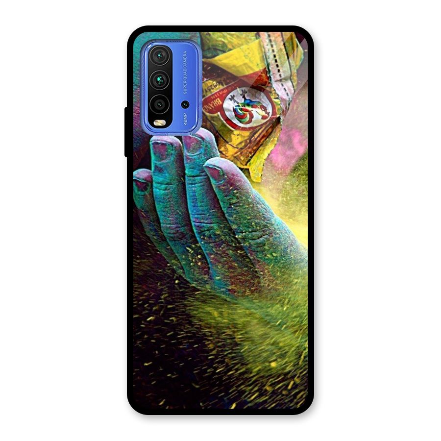 Colours Glass Back Case for Redmi 9 Power