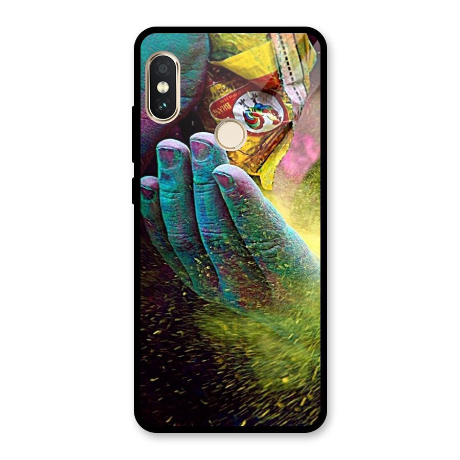 Colours Glass Back Case for Redmi Note 5 Pro