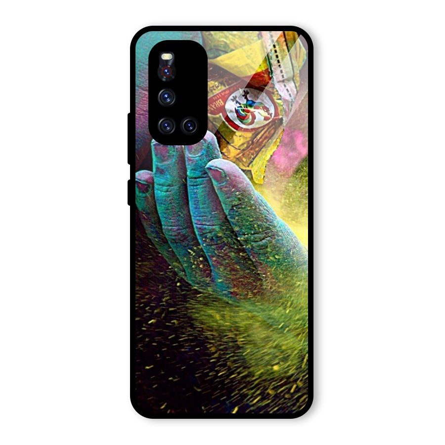 Colours Glass Back Case for Vivo V19