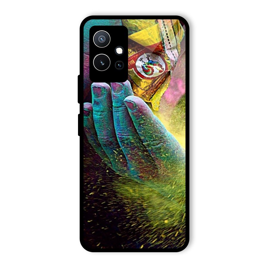 Colours Glass Back Case for Vivo Y75 5G