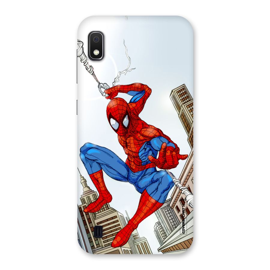 Comic Spider Man Back Case for Galaxy A10