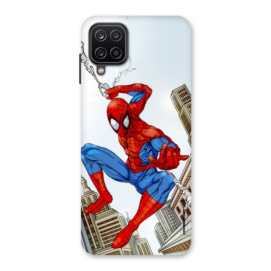 Comic Spider Man Back Case for Galaxy A12