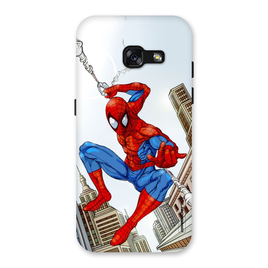 Comic Spider Man Back Case for Galaxy A3 (2017)