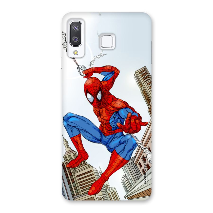 Comic Spider Man Back Case for Galaxy A8 Star