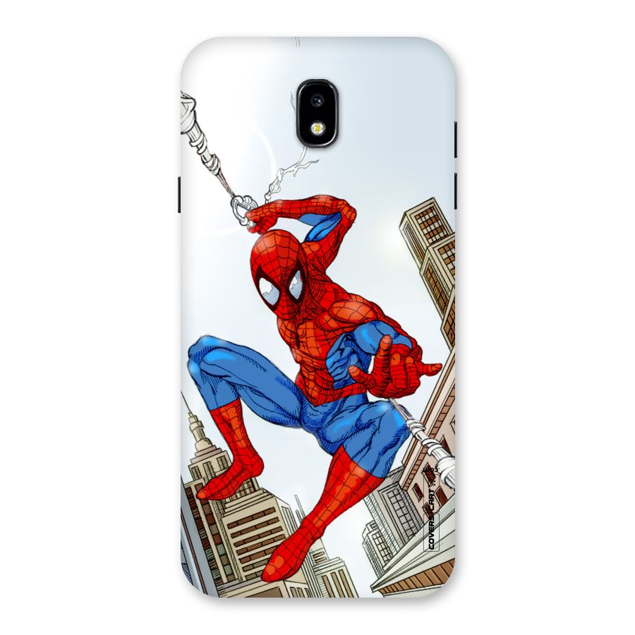 Comic Spider Man Back Case for Galaxy J7 Pro