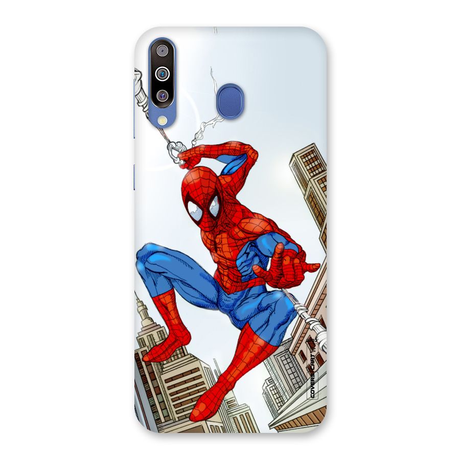 Comic Spider Man Back Case for Galaxy M30