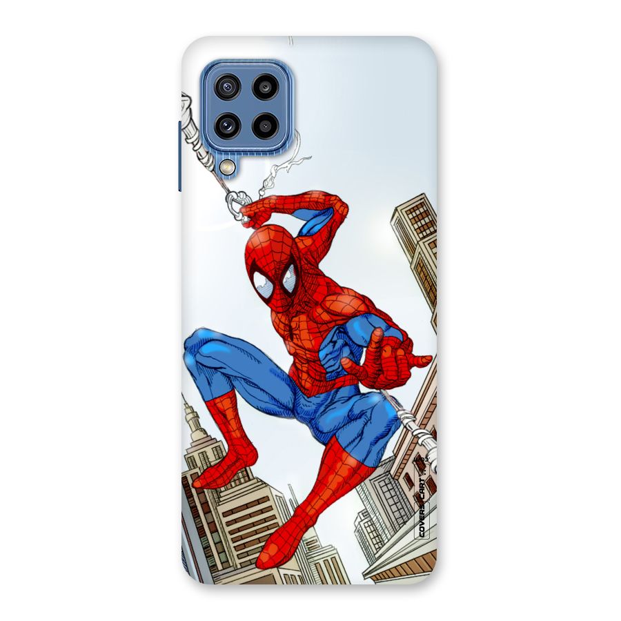 Comic Spider Man Back Case for Galaxy M32