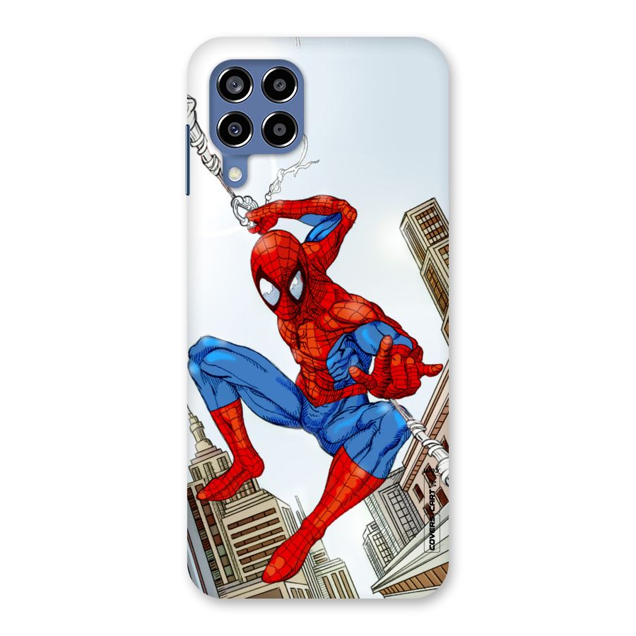 Comic Spider Man Back Case for Galaxy M53 5G