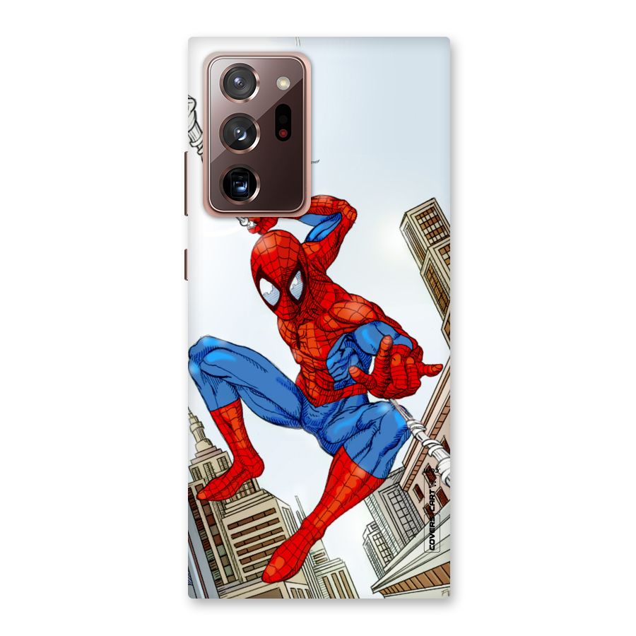 Comic Spider Man Back Case for Galaxy Note 20 Ultra
