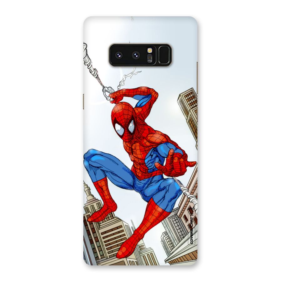 Comic Spider Man Back Case for Galaxy Note 8