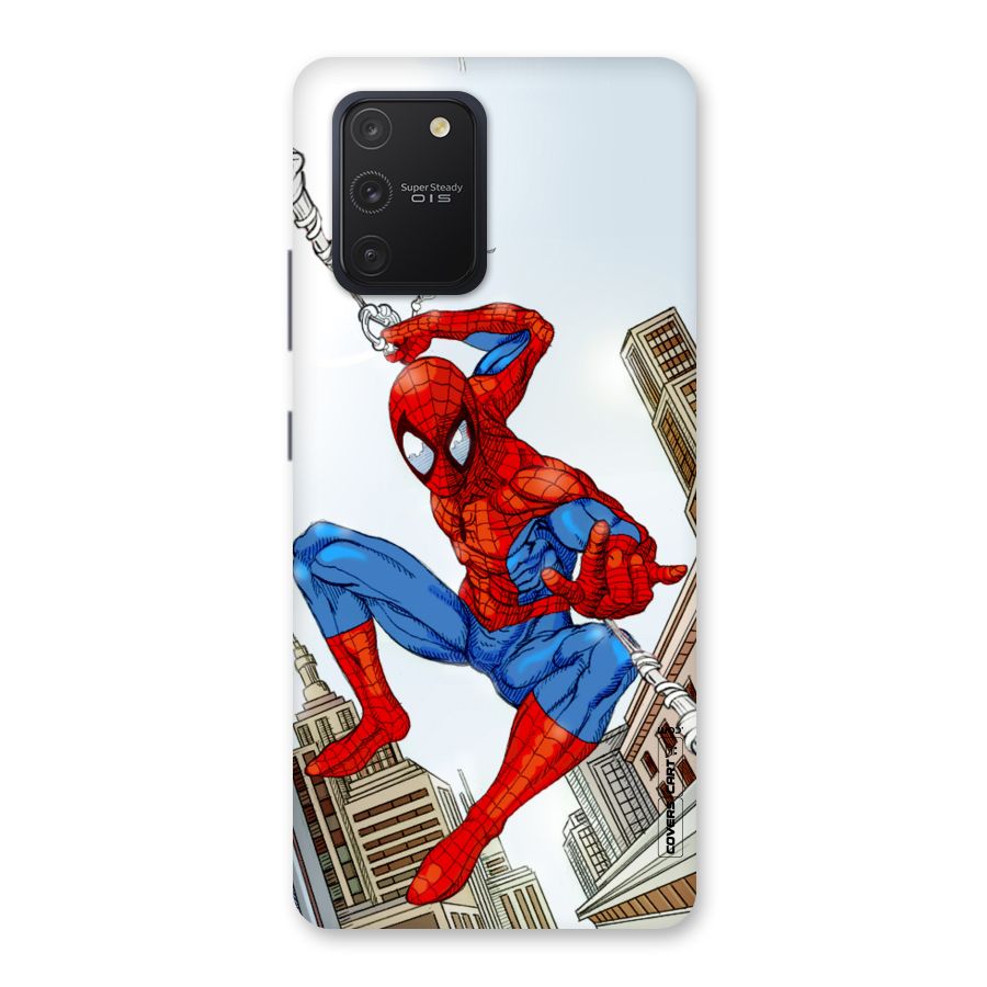 Comic Spider Man Back Case for Galaxy S10 Lite