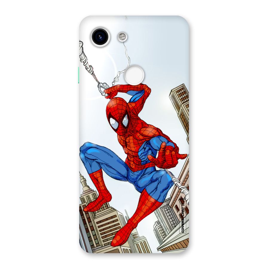 Comic Spider Man Back Case for Google Pixel 3