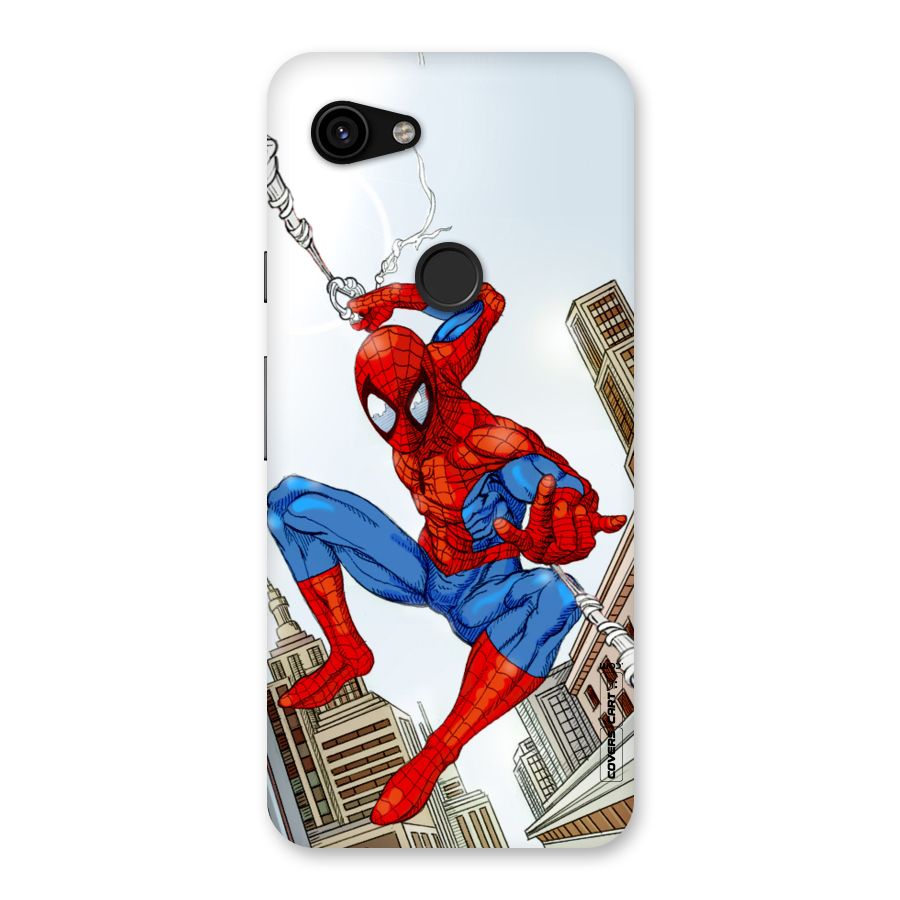 Comic Spider Man Back Case for Google Pixel 3a