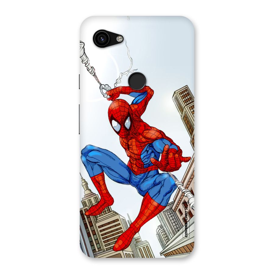 Comic Spider Man Back Case for Google Pixel 3a XL